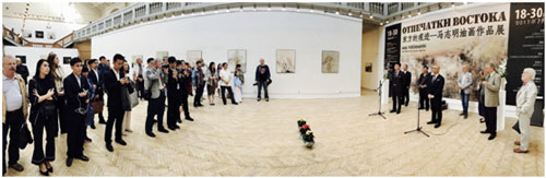 《东方的痕迹—马志明油画作品展》亮相圣彼得堡