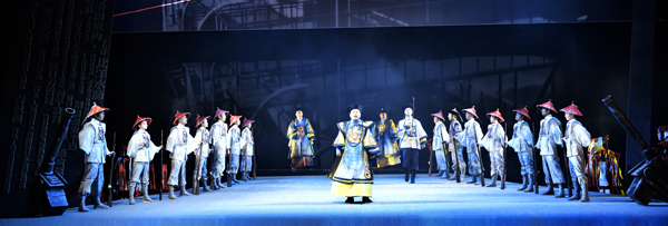 原创历史话剧《甲午祭》在太原市青年宫演艺中心首演