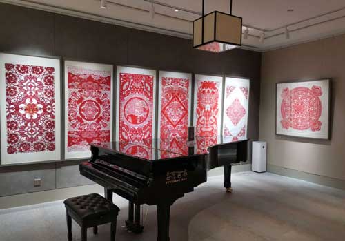 首届芬享国际剪纸艺术节精品展在京开幕