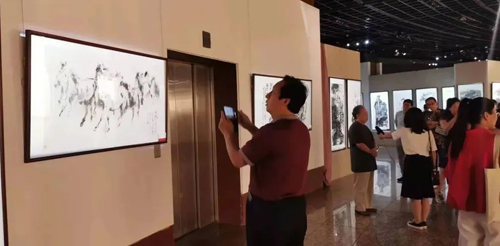 光明融媒体书画大展专场展览在中华世纪坛开幕