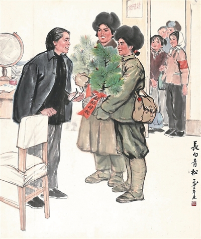丹青绘写桃李情