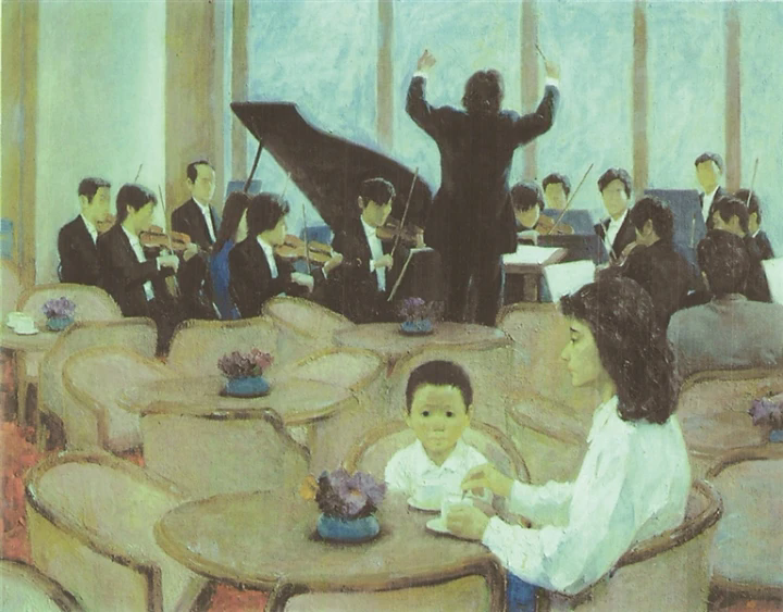 藏于画面深处的诗意——再观韦启美的油画